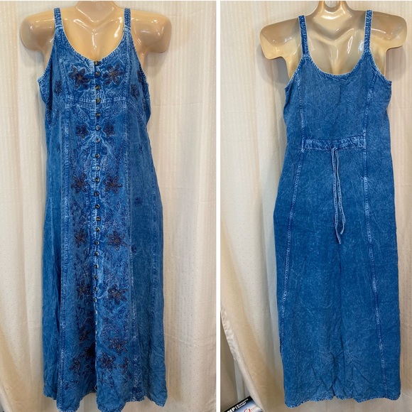 jean tank dress